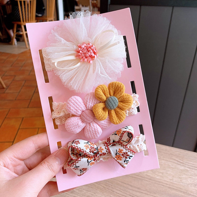 Set 3 Băng Đô Vương Miện Công Chúa Xinh Xắn Dành Cho Bé Gái