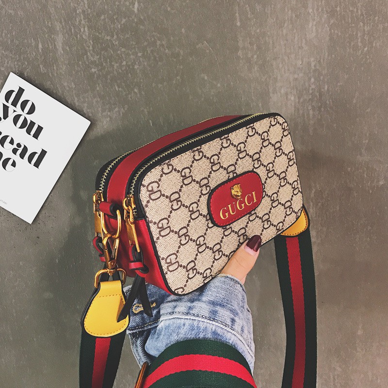 Túi đeo chéo trang trí đầu động vật thanh lịch thời trang dành cho nữ