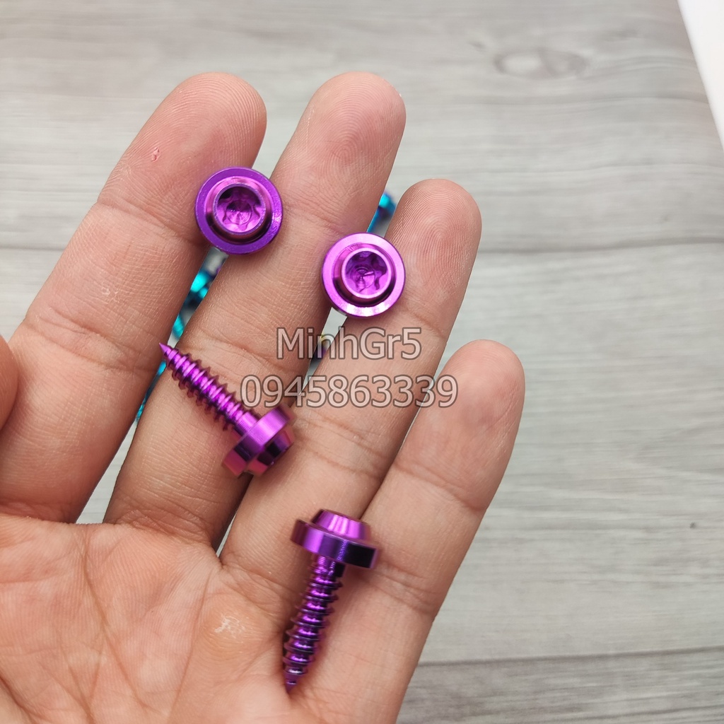 Ốc 5li xoắn, 5li18 Titan Gr5 gắn dàn áo YAMAHA