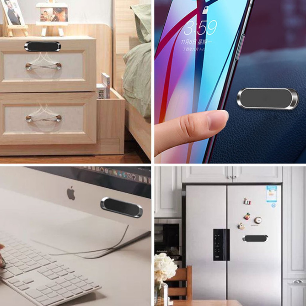 Giá đỡ điện thoại nam châm bằng hợp kim nhôm cao cấp cho xe hơi | BigBuy360 - bigbuy360.vn