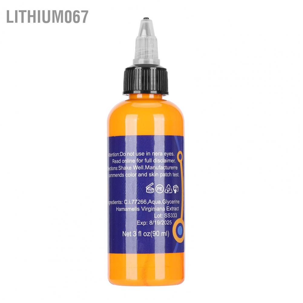 Mực vẽ xăm cơ thể tạm thời lên màu nhanh lâu dài chuyên nghiệp 90ml