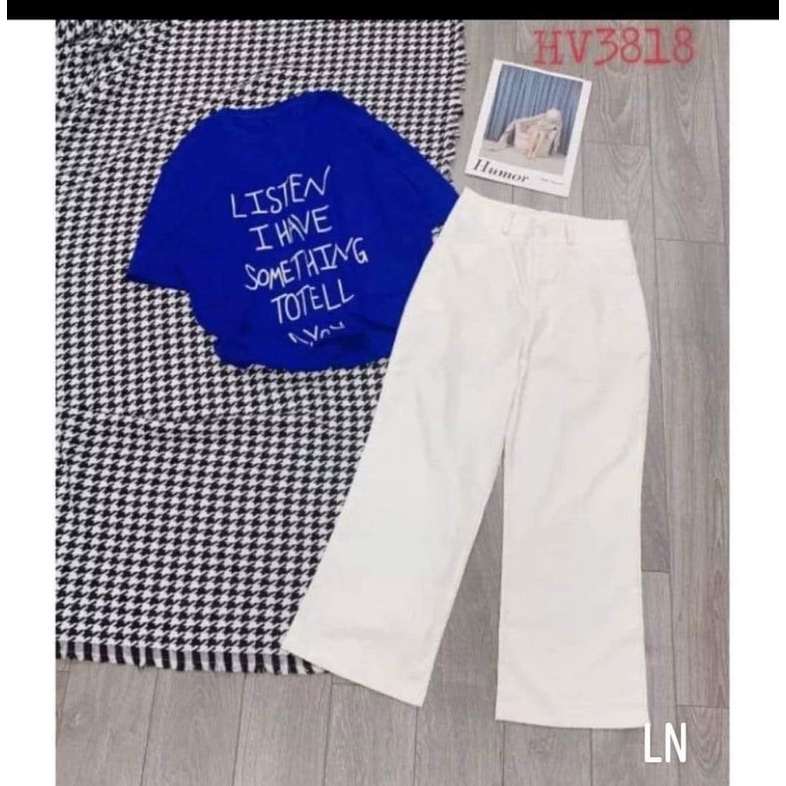 Sét áo listen +quần kaki LN11