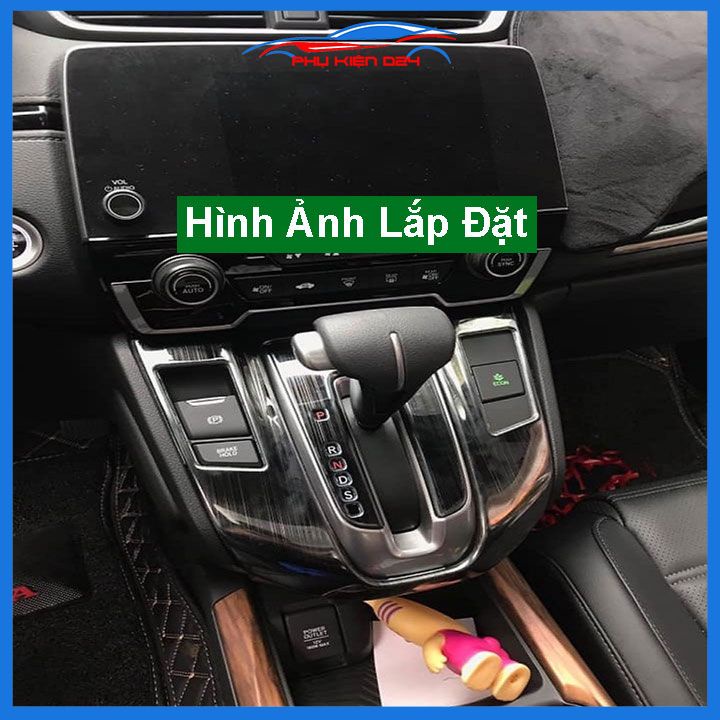 Ốp nội thất CR-V CRV 2018-2019-2020-2021-2022 vân Titan bảo vệ chống trầy xước và làm đẹp xe