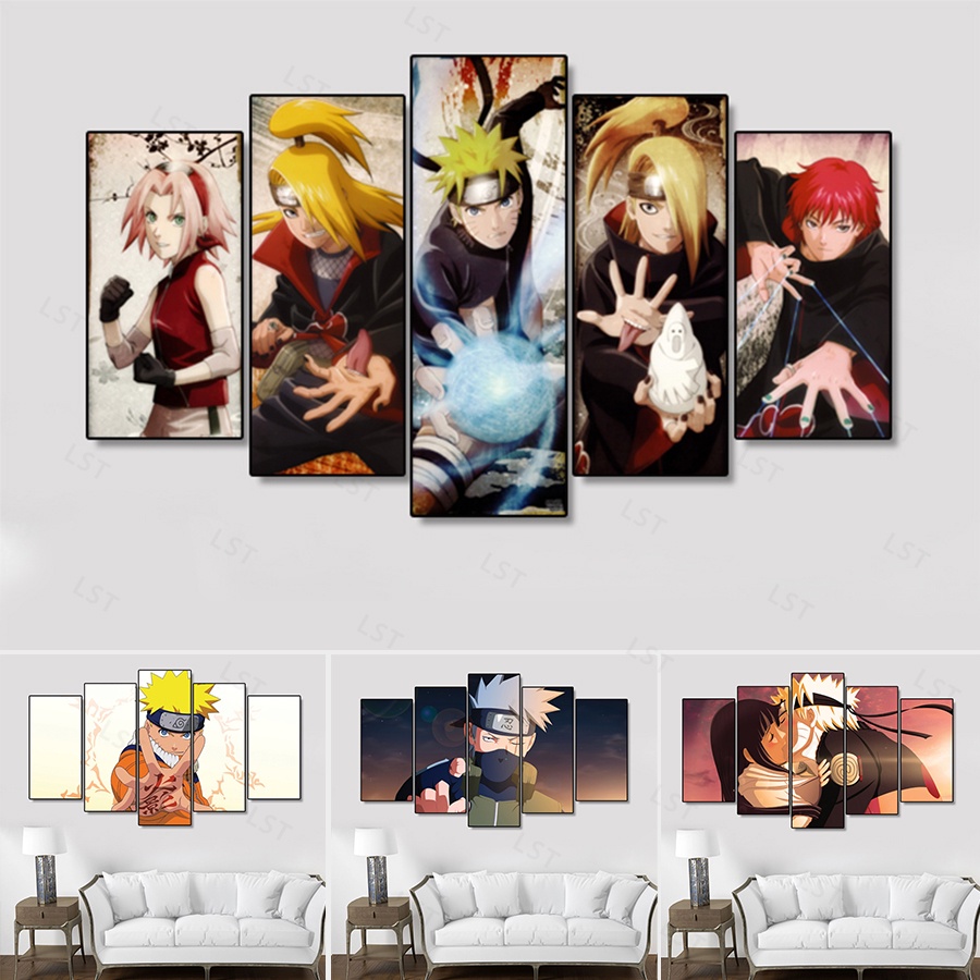 Tranh Naruto, Tranh Anime treo tường cực chất, Tặng kèm móc treo | LST |  Shopee Việt Nam