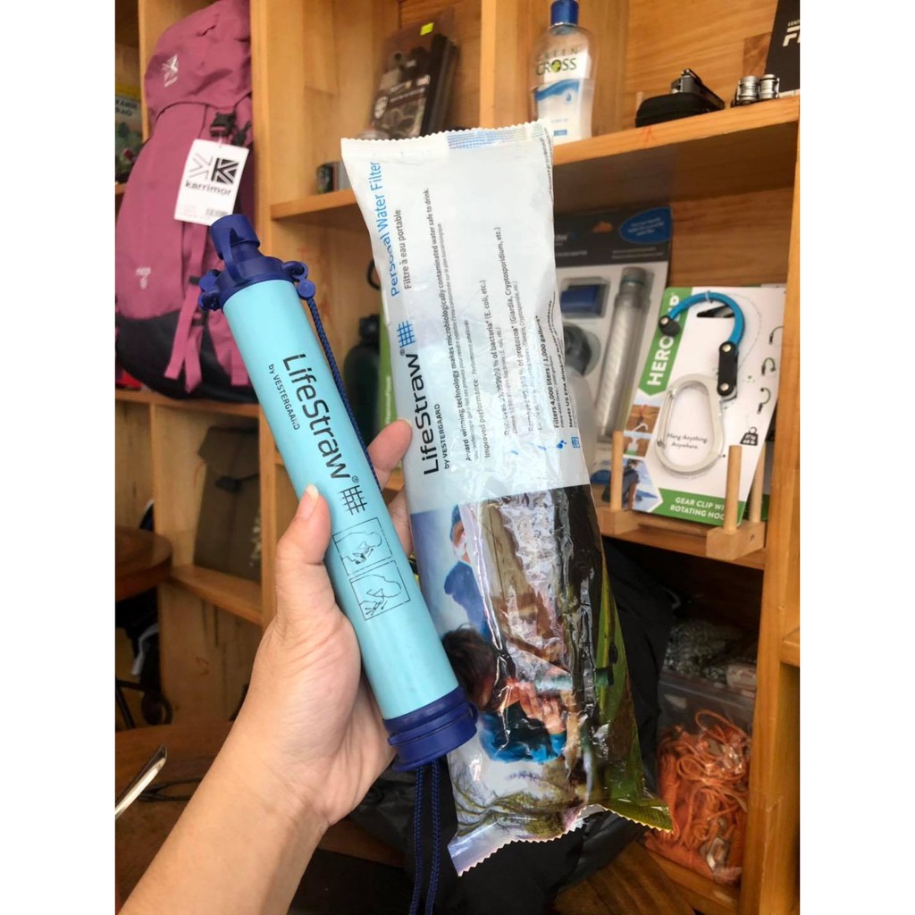 Ống Hút Lọc Nước Life Straw  Đồ Dùng Sinh Tồn, Cắm Trại , Dã Ngoại