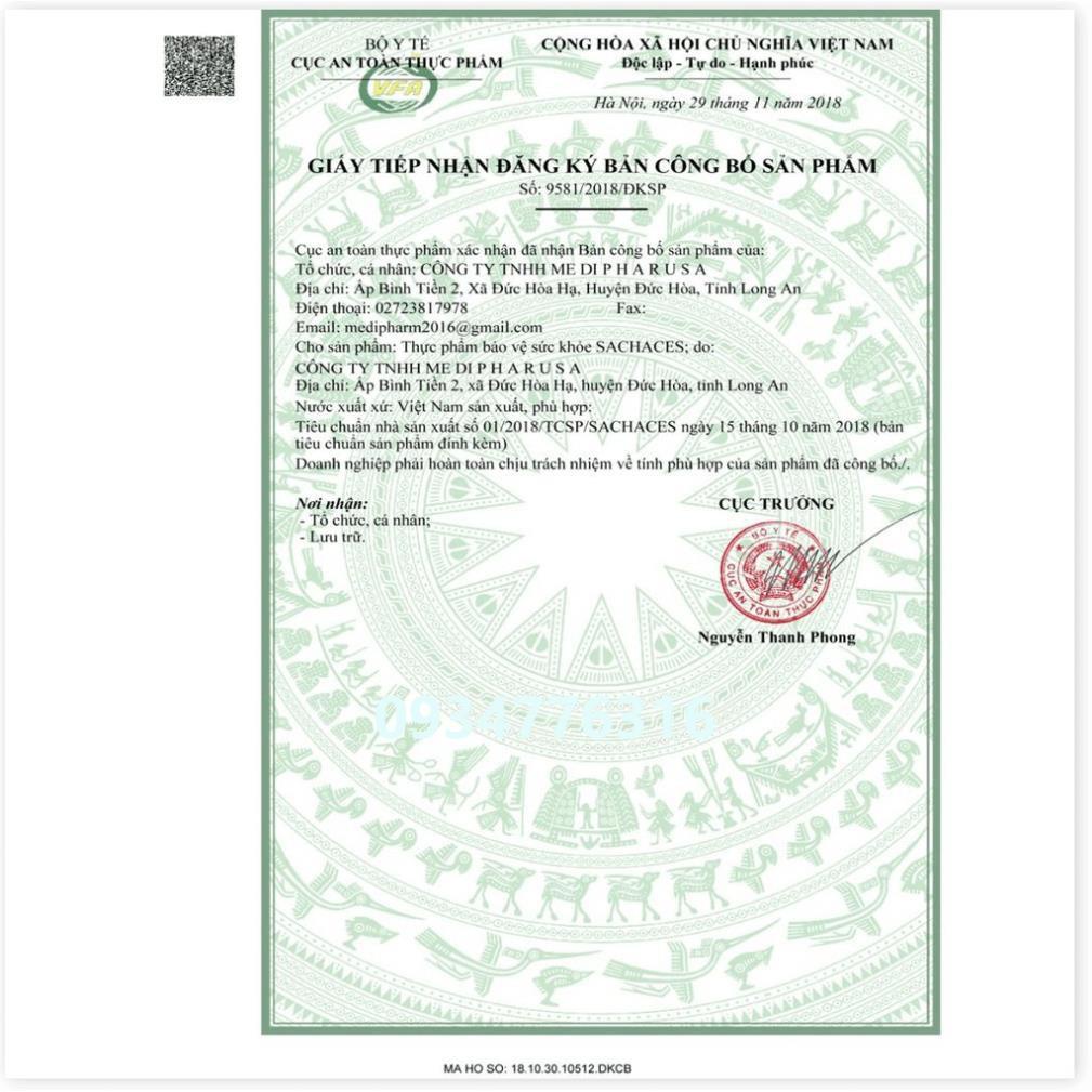 ✅ Men Sachaces- Viên nang bổ sung lợi khuẩn hỗ trợ giúp duy trì hệ vi sinh đường ruột