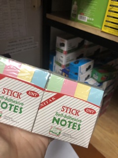 XẤP GIẤY NOTE 4 MÀU PATEL SẺ