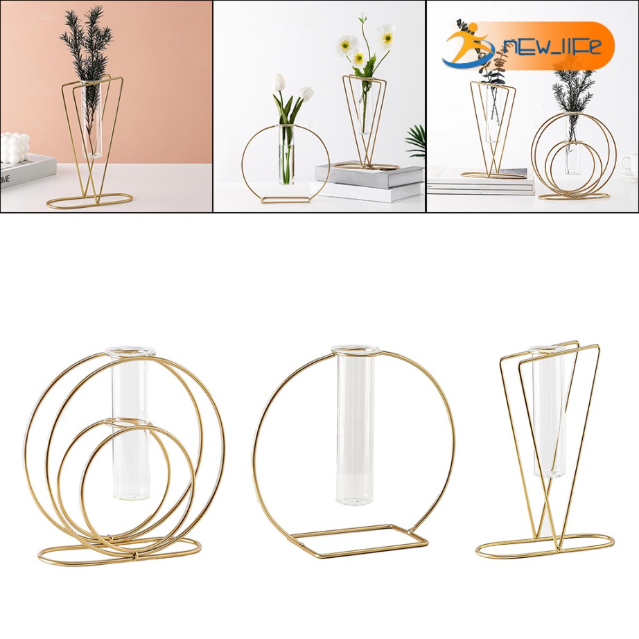 Chậu Kính Trồng Cây Bonsai Mini Hình Học Dùng Trang Trí Nhà Cửa / Sân Vườn