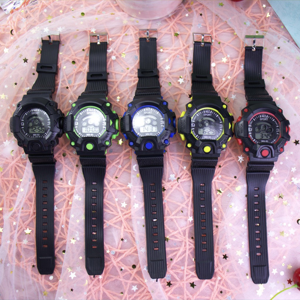 (Giá sỉ) Đồng hồ điện tử nam nữ SPORT A141 đèn Led nhiều màu cực đẹp dây cao su bền bỉ phong cách thể thao cá tính | BigBuy360 - bigbuy360.vn