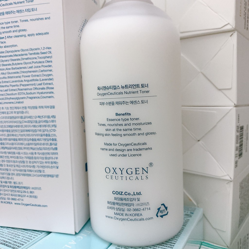 Toner Nutrient OXYGEN CEUTICALS