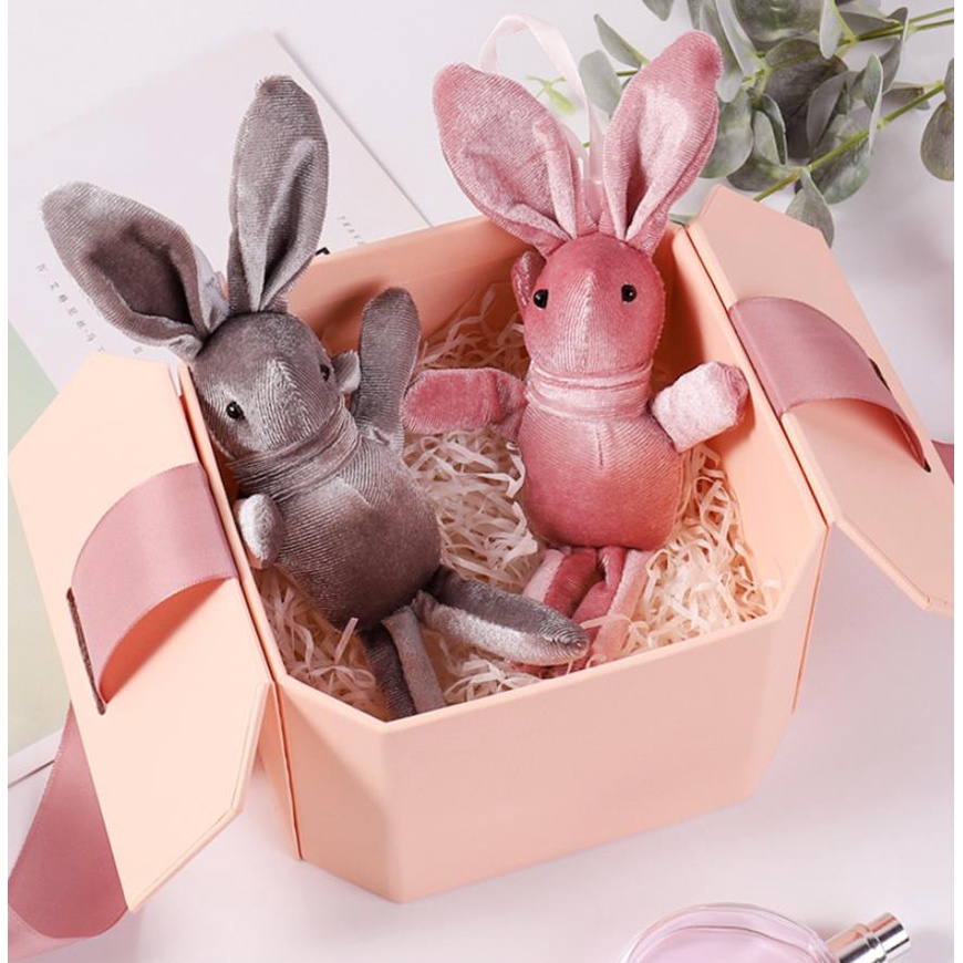 Thỏ Nhồi Bông 20Cm Dễ Thương Phong Cách Hàn Quốc