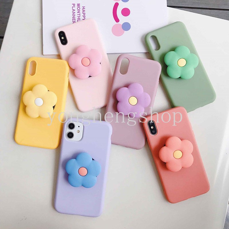 Giá Đỡ Điện Thoại Dạng Túi Khí Hình Bông Hoa Xinh Xắn