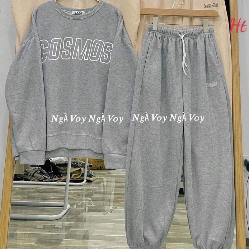 Bộ nỉ cotton COSMOS HT12