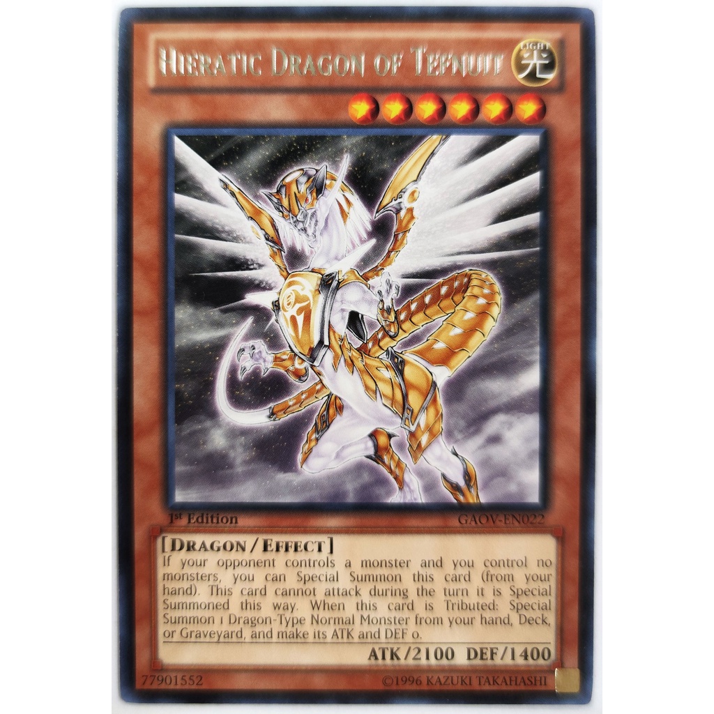 [Thẻ Yugioh] Hieratic Dragon of Tefnuit |EN| Ultra Rare / Rare