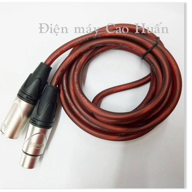 Dây Cáp Micro 2 Đầu Canon (XLR-XLR) 2m