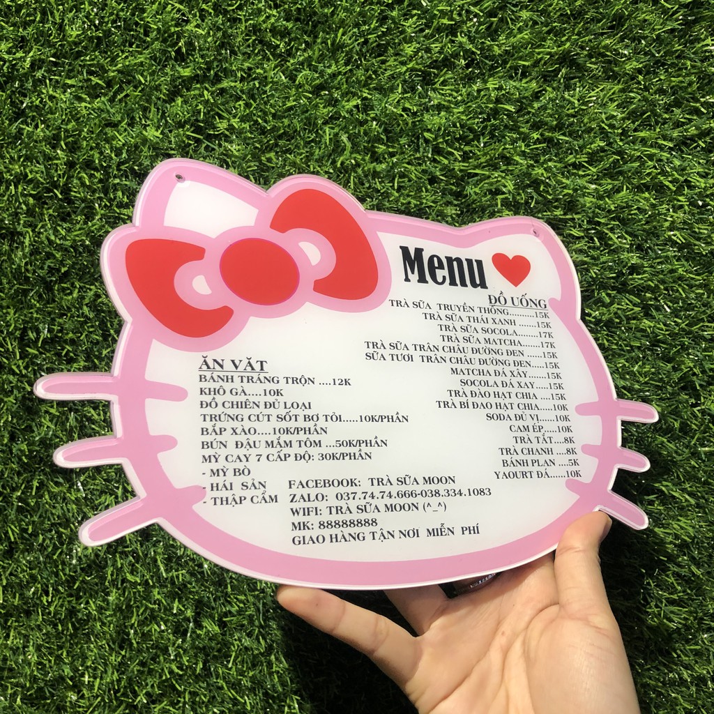 Bảng hiệu mèo hello kitty siêu xinh và siêu to khổng lồ