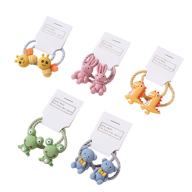 Set 10 Dây Buộc Tóc Cute Siêu Xinh Cho Bé Gái Dải tóc cô gái duỗi cao