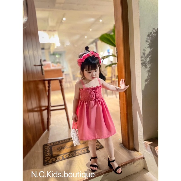 Váy đầm dây nhún cho bé gái 10-25kg