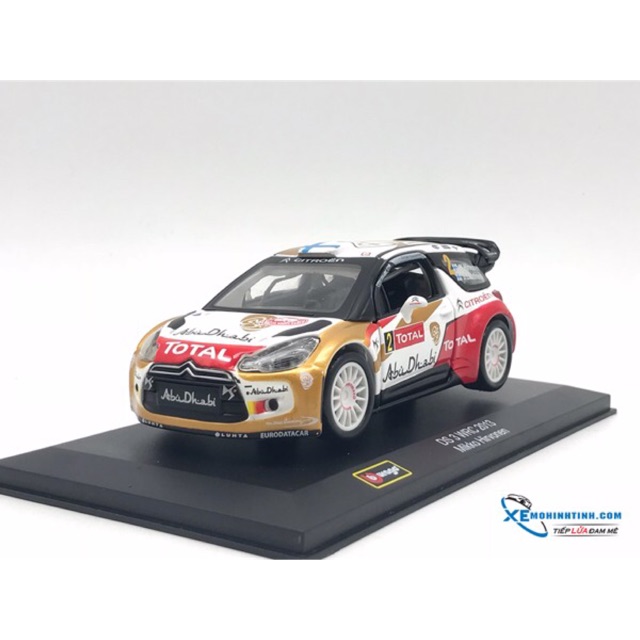 Xe Mô Hình Citroen C-ELYSÉE WTCC 2014 #2 Bburago 1:32 (Đỏ)