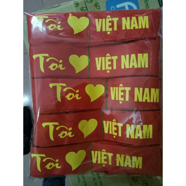 Băng rôn cổ vũ bóng đá, Tôi yêu Việt Nam, Việt Nam chiến thắng, Việt Nam vô địch, in theo yêu cầu