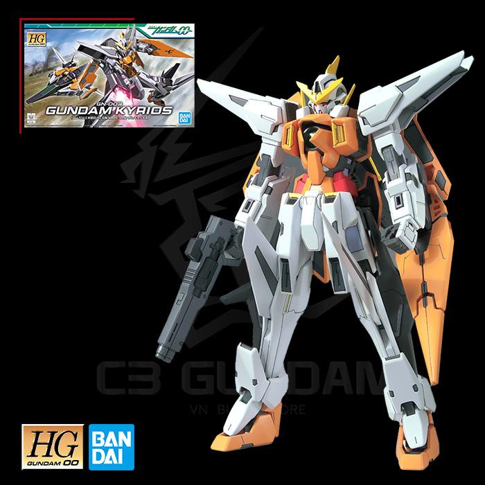 [BANDAI] MÔ HÌNH HG 1/144 GN-003 GUNDAM KYRIOS HG00 ĐỒ CHƠI LẮP RÁP GUNPLA CHÍNH HÃNG NHẬT BẢN