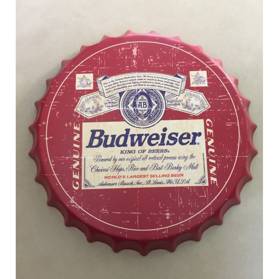 Nắp chai bia bằng sắt trang trí tường quán beer, cafe,... phong cách độc đáo