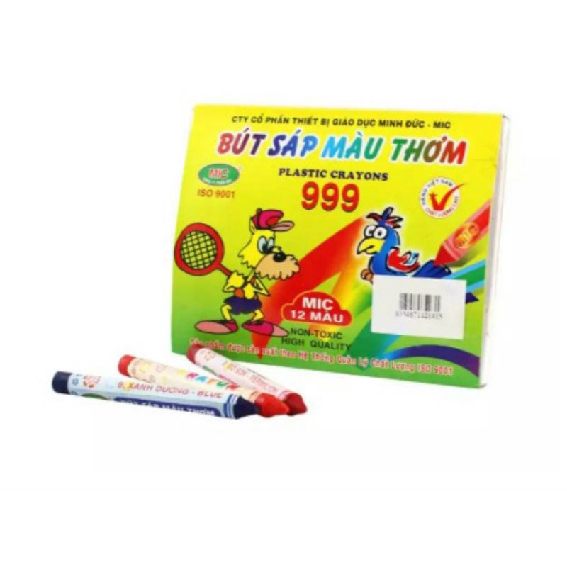 Sáp tô màu , sáp màu 12 màu mic