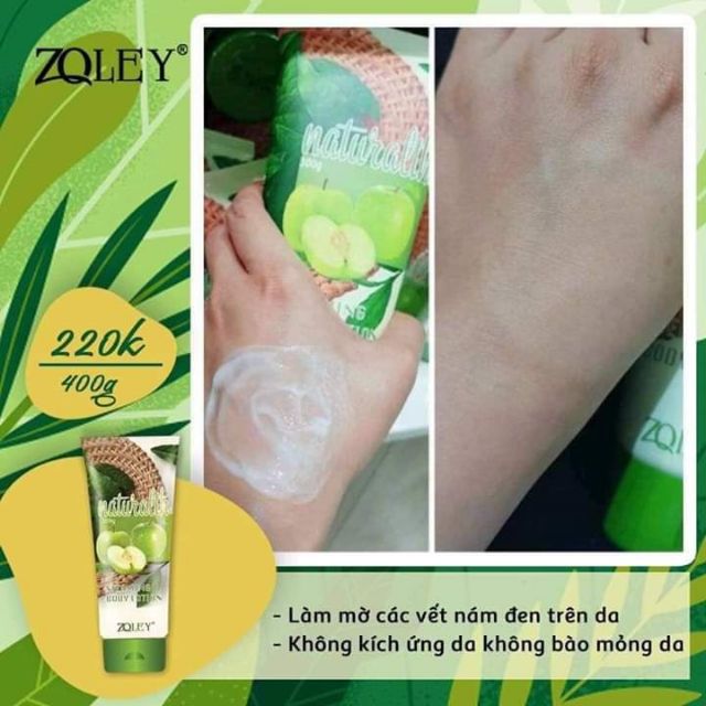 Sữa ủ trắng body zoley