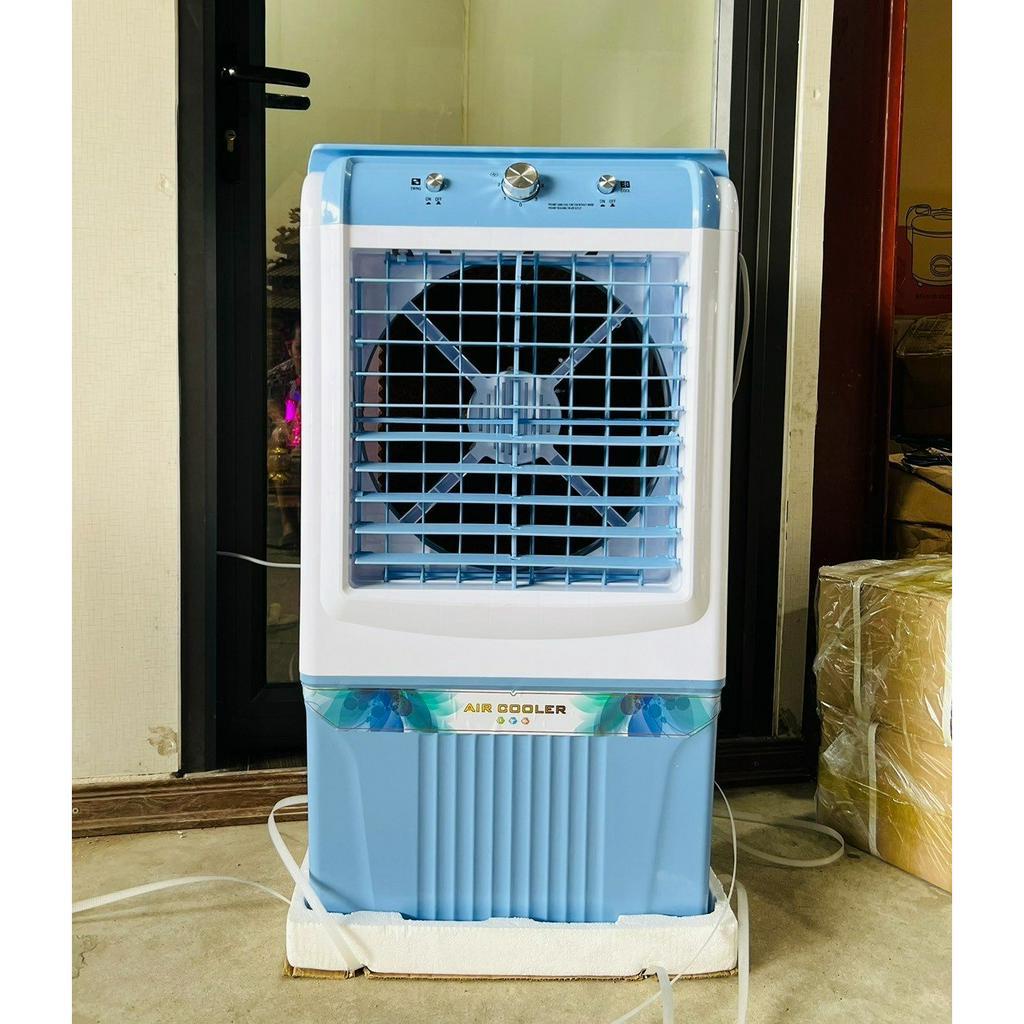 Quạt điều hoà hơi nước dung tích 45 lít có bánh xe tặng 2 đá khô