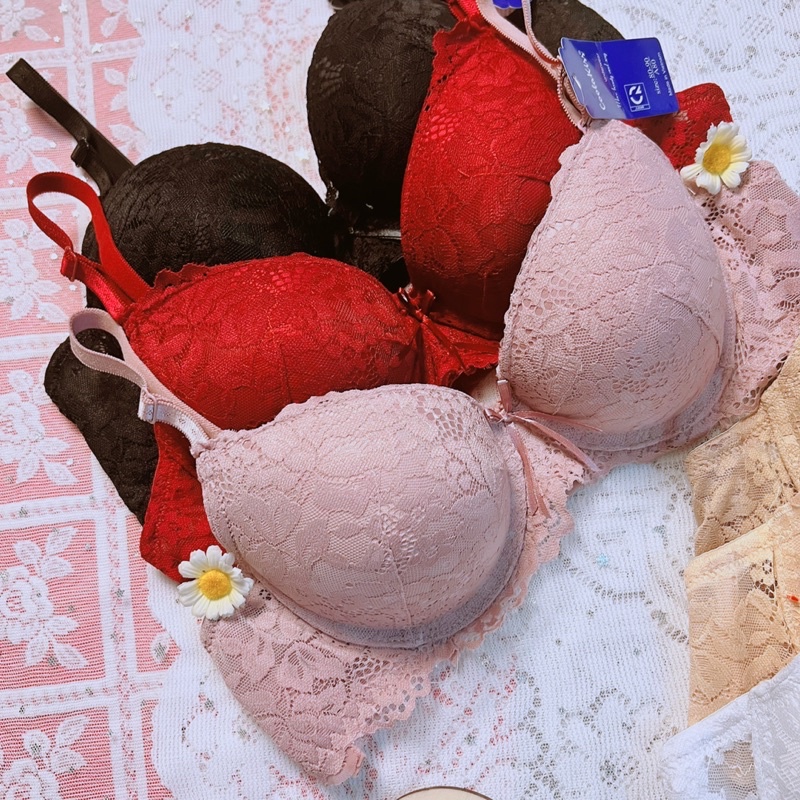 Áo lót ren siêu độn dày 5cm dành cho ngực nhỏ, có gọng mút mềm nâng đẩy ngực thần thánh, áo ngực mặc áo dài