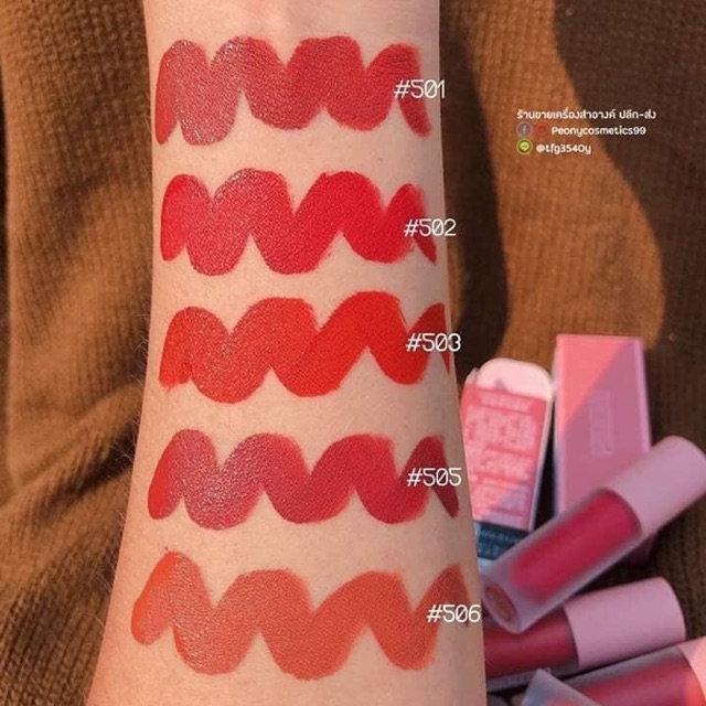 ( Sẵn ) Set son 5 cây Hold Live Light Matte Lip Glaze Suit nội địa Trung