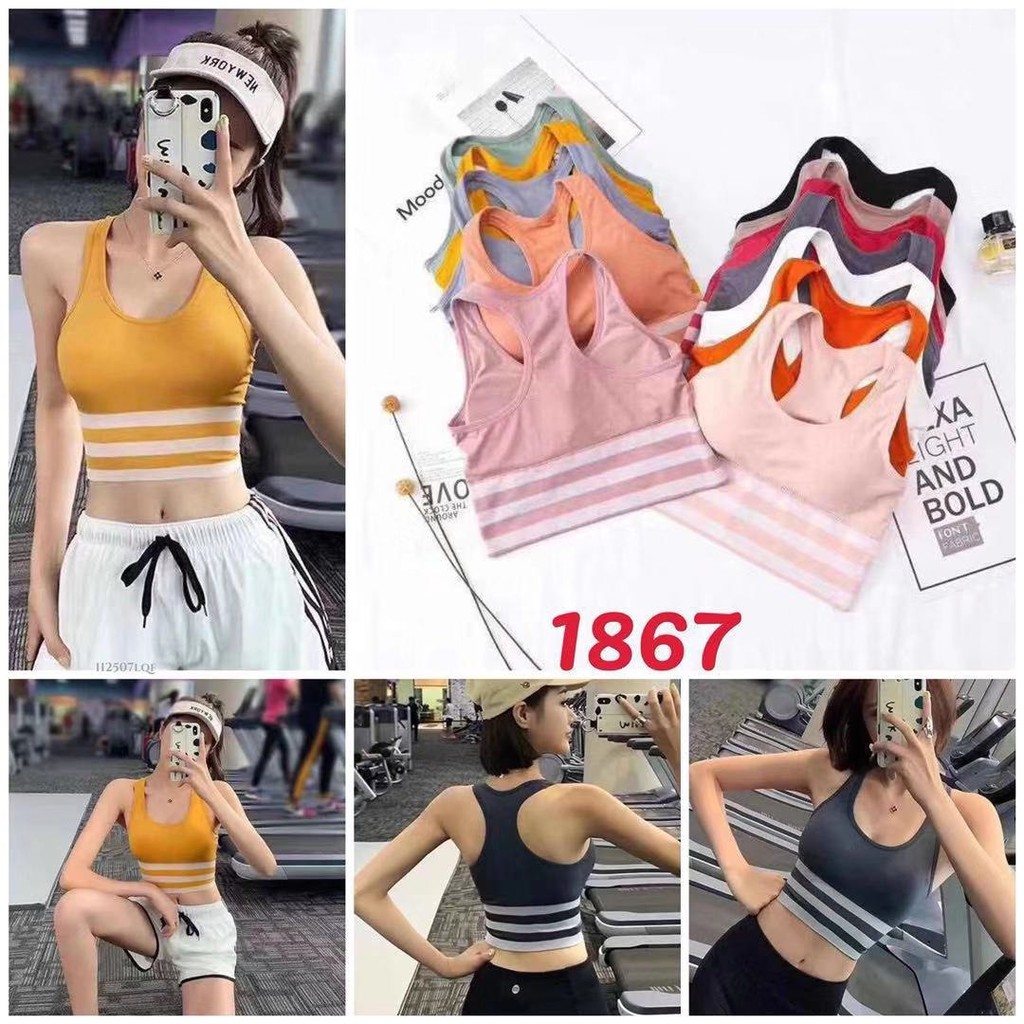 Bra, Áo tập Gym, Yoga, Zumba chất thun đẹp mã LM BR1867