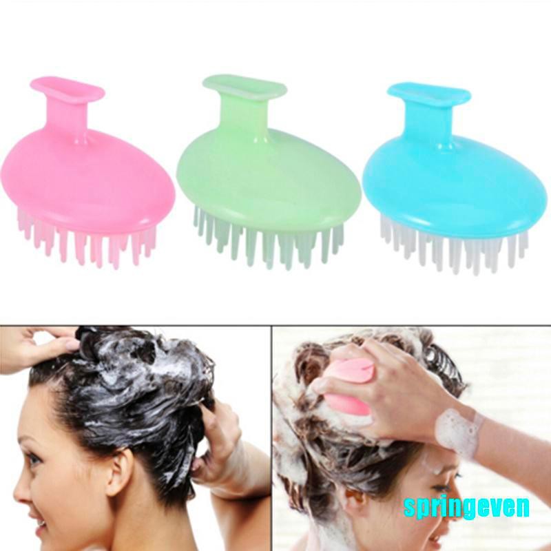 Dầu Gội Đầu Mát Xa Da Đầu Bằng Silicone Tiện Dụng