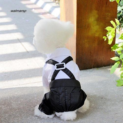 Bộ ÁO LiềN QuầN Tuxedo Hoàng Tử Cho Thú Cưng N074 - Size S-XXL