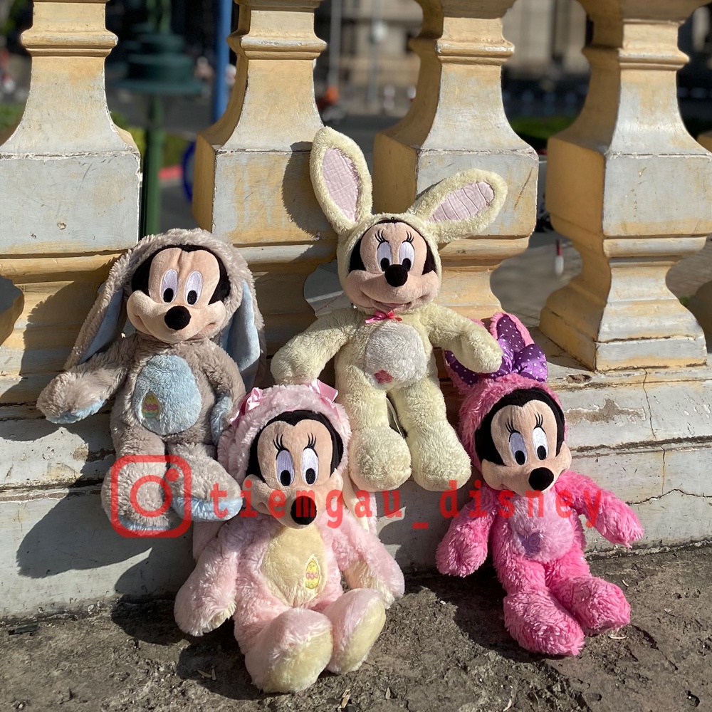 Gấu Bông Mickey, Minnie Phục Sinh có mộc chuẩn Disney