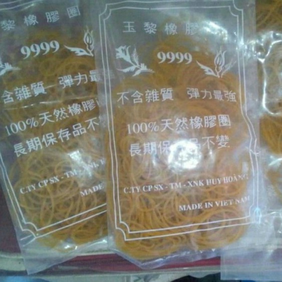 Set 10 Gói Chun Nịt Vàng 90g Buộc Tiền,...
