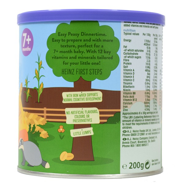 Bột Ăn Dặm Mì Ý Rau Củ Phô Mai HEINZ 200g (Date 2023) + Tặng 2 Hũ Táo Yến Mạch 170g (T7/2022)