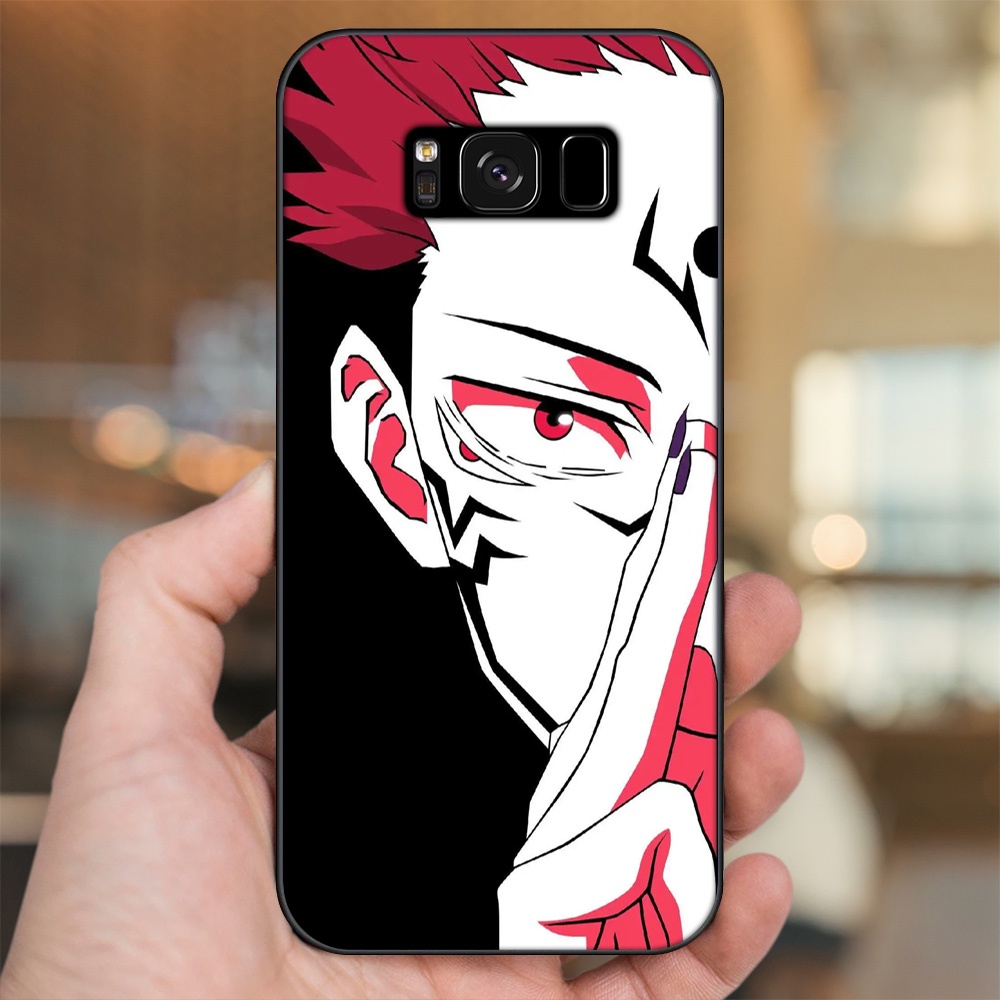 Ốp lưng Samsung S8, S8 Plus viền đen in hình Yuji Jujutsu Kaisen