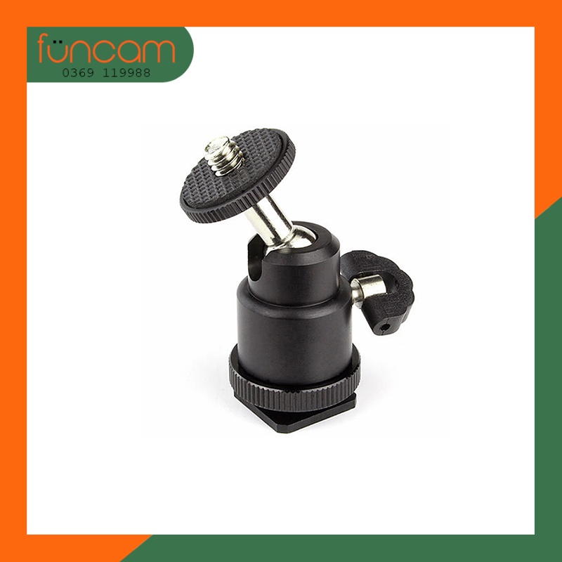 Ballhead mini gắn hotshoe máy ảnh