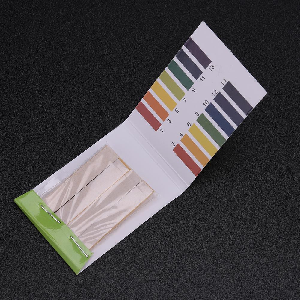 UEBTECH Household pH Test Paper Full Range 1-14 80 Strips pH Tester Litmus Paper /KT