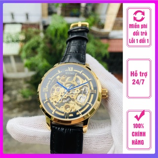 ĐỒNG HỒ BiYINO  CƠ DÂY DA CAO CẤP CHÍNH HÃNG (TẶNG KÈM HỘP) [ Đồng Hồ Nam Cao Cấp]