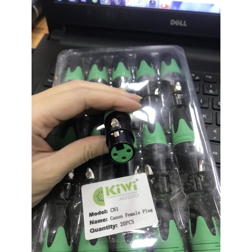 Jack  hàn Canon  - giắc cannon KIWI, zắc rời canon âm - dương