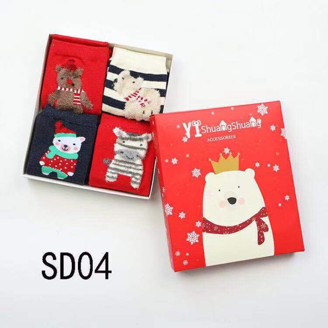 Sỉ tất Noel nguyên hộp cực cuteeeee cho bé