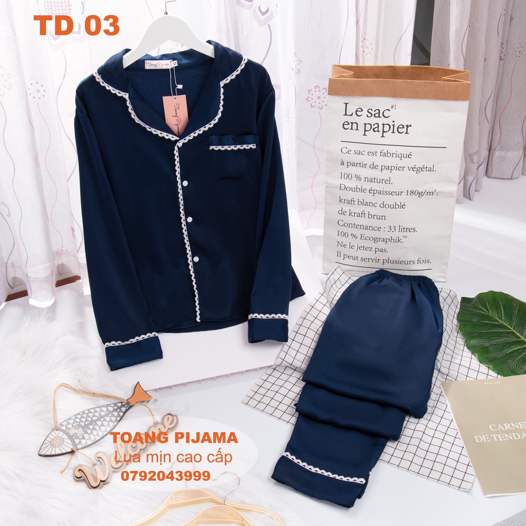 Bộ dài ren ngọc trai Viclux Sang trọng, mềm mại, thoải mái V006