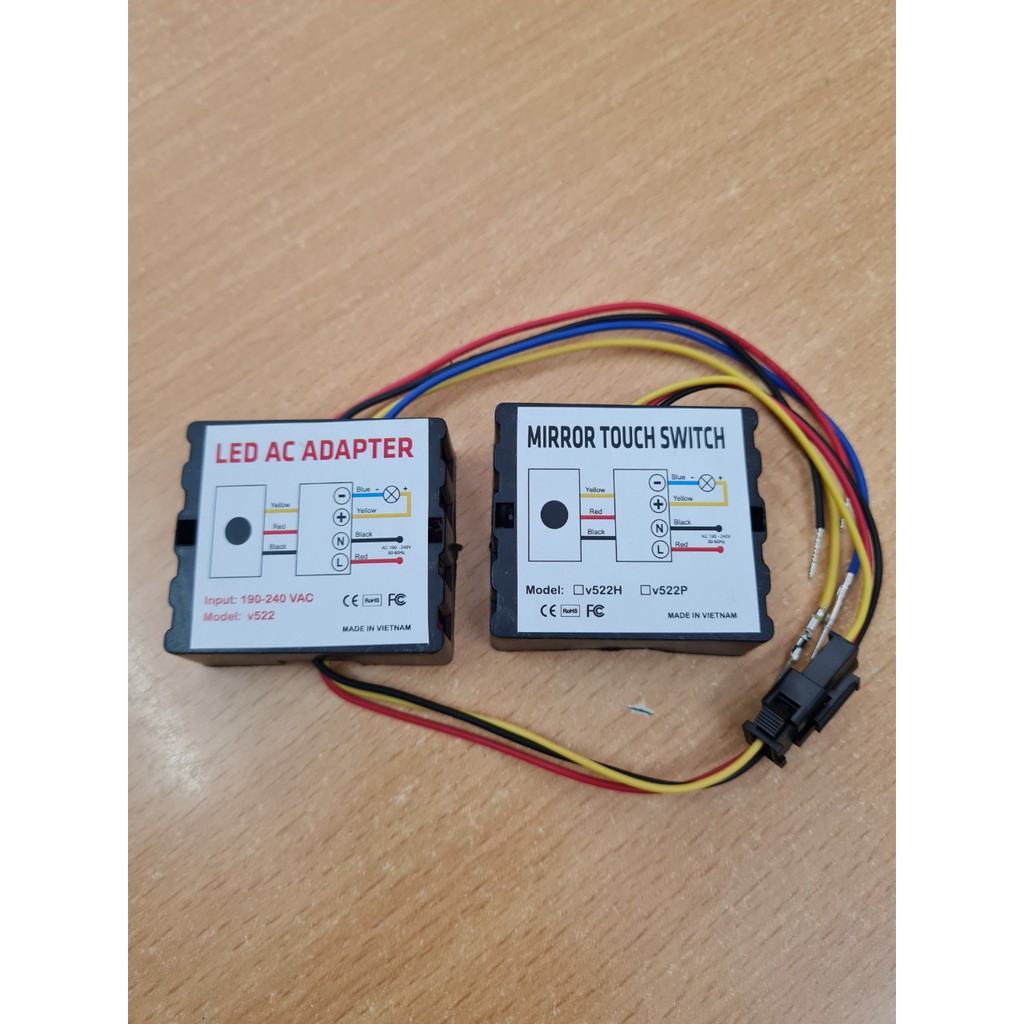 Cảm biến gương led 12V-DC và 220V-AC dùng cho gương led