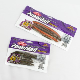 Mồi câu cá hình giun siêu nhậy Berkley PowerBait Maxscent The General ( 1 con )