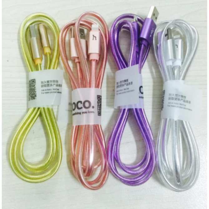 Dây Sạc IPhone 💎Thời Trang + Có đèn Led💎 Cáp Sạc Hoco UPL12 - Đèn Led Báo Sạc Đầy - BH 12 Tháng