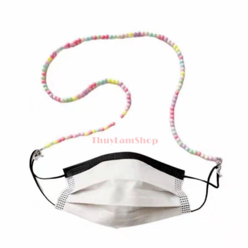 Dây đeo trang trí khẩu trang, kính mắt chống trượt dễ thương tiện dụng