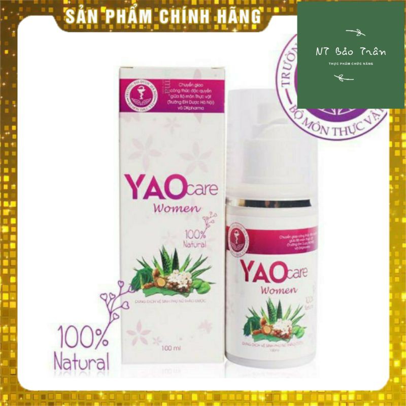 YAOCare Women -Dung dịch vệ sinh phụ nữ chuyên dùng mẹ bầu và phụ nữ sau sinh (hộp 100ml)