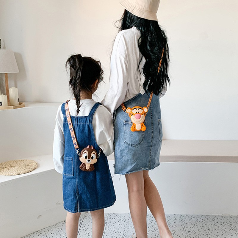 Túi Đeo Chéo Họa Tiết Hoạt Hình Dễ Thương Cho Bé Gái